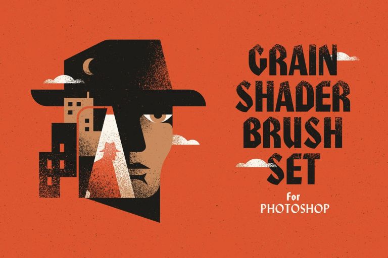 Grain shader brush set for photoshop free download