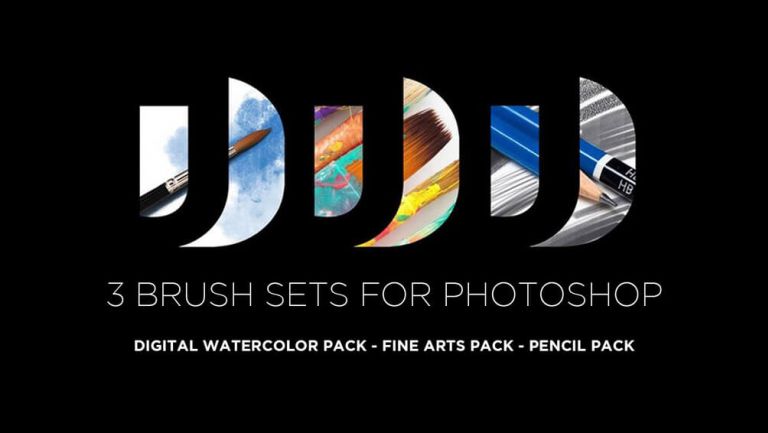 3 brush sets for Photoshop - Free Photoshop Brushes