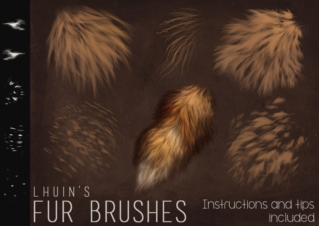 Fur Brushes for Photoshop - Free Photoshop Brushes