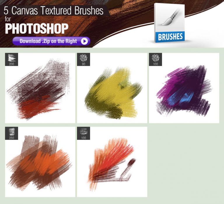 canvas texture photoshop brush free download