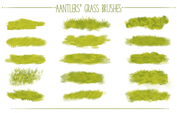 photoshop grass brush download