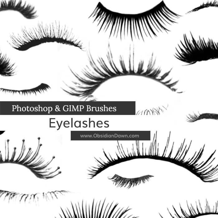 eyelashes photoshop brushes download