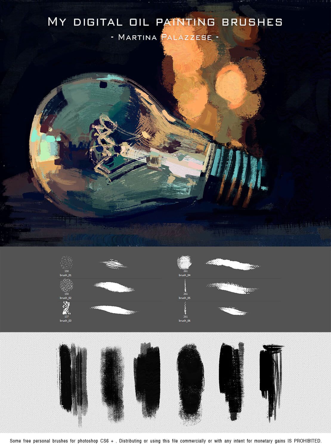 Awesome oilpaint brushes - Free Photoshop Brushes