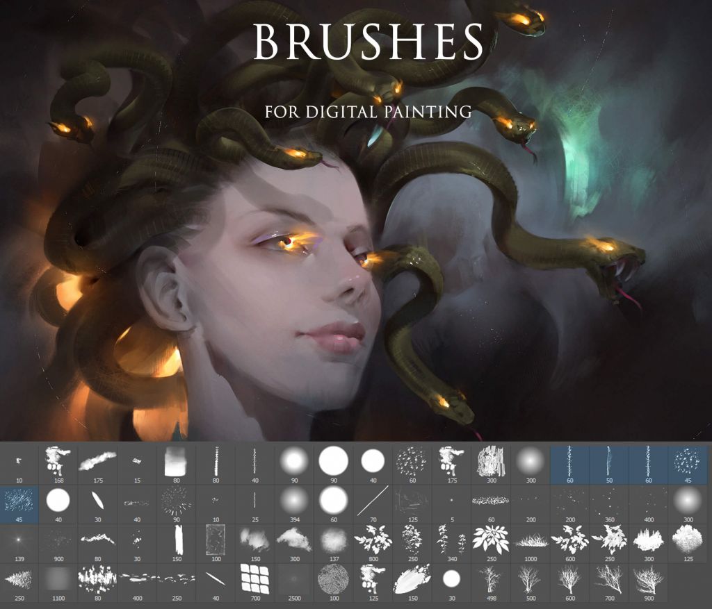 photoshop brushes that are essential for digital painting